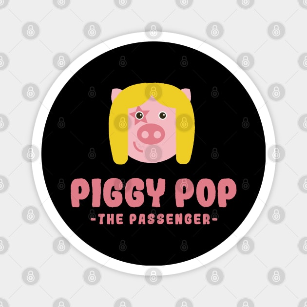 Piggy pop the passenger Magnet by Mr Youpla